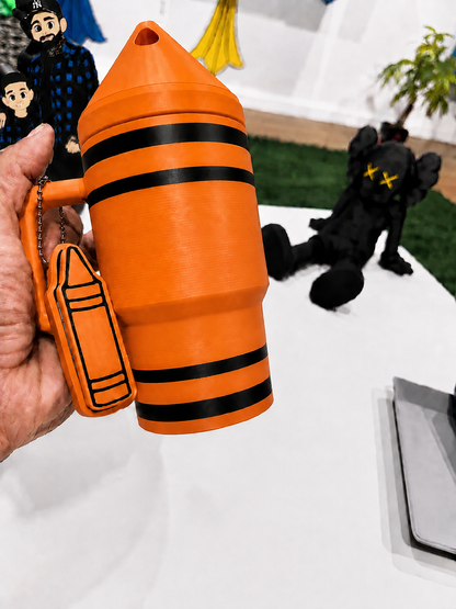 Kids Crayon Koozie + 3-in-1 Keychain | Standard 12oz Cans