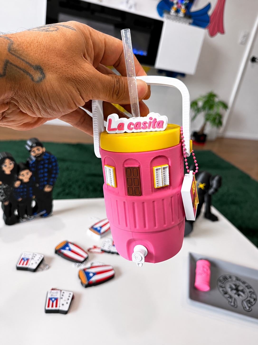 La Casita Inspired Koozie standard 12oz can holder -3D Printed-