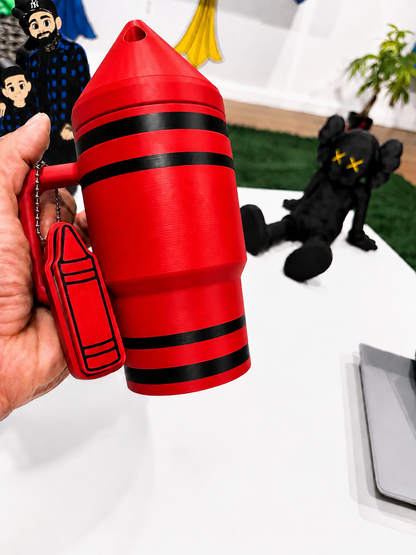 Kids Crayon Koozie + 3-in-1 Keychain | Standard 12oz Cans