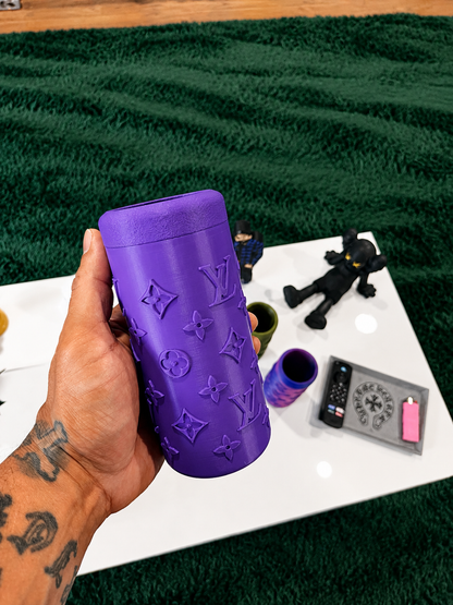 Louie LV inspired Koozie Skinny 12oz can holder -3D Printed-