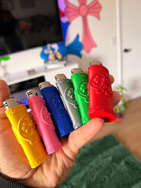 Chrome Hearts inspired Bic lighter sleeves -3D Printed-